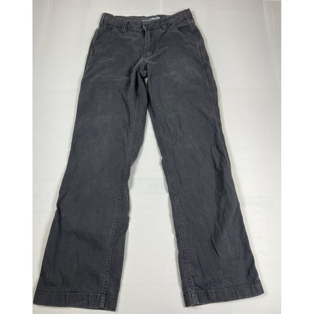 Carhartt Men 32X31.5 BN2291-M Rugged Flex Relaxed Fit Canvas Pants Grey
